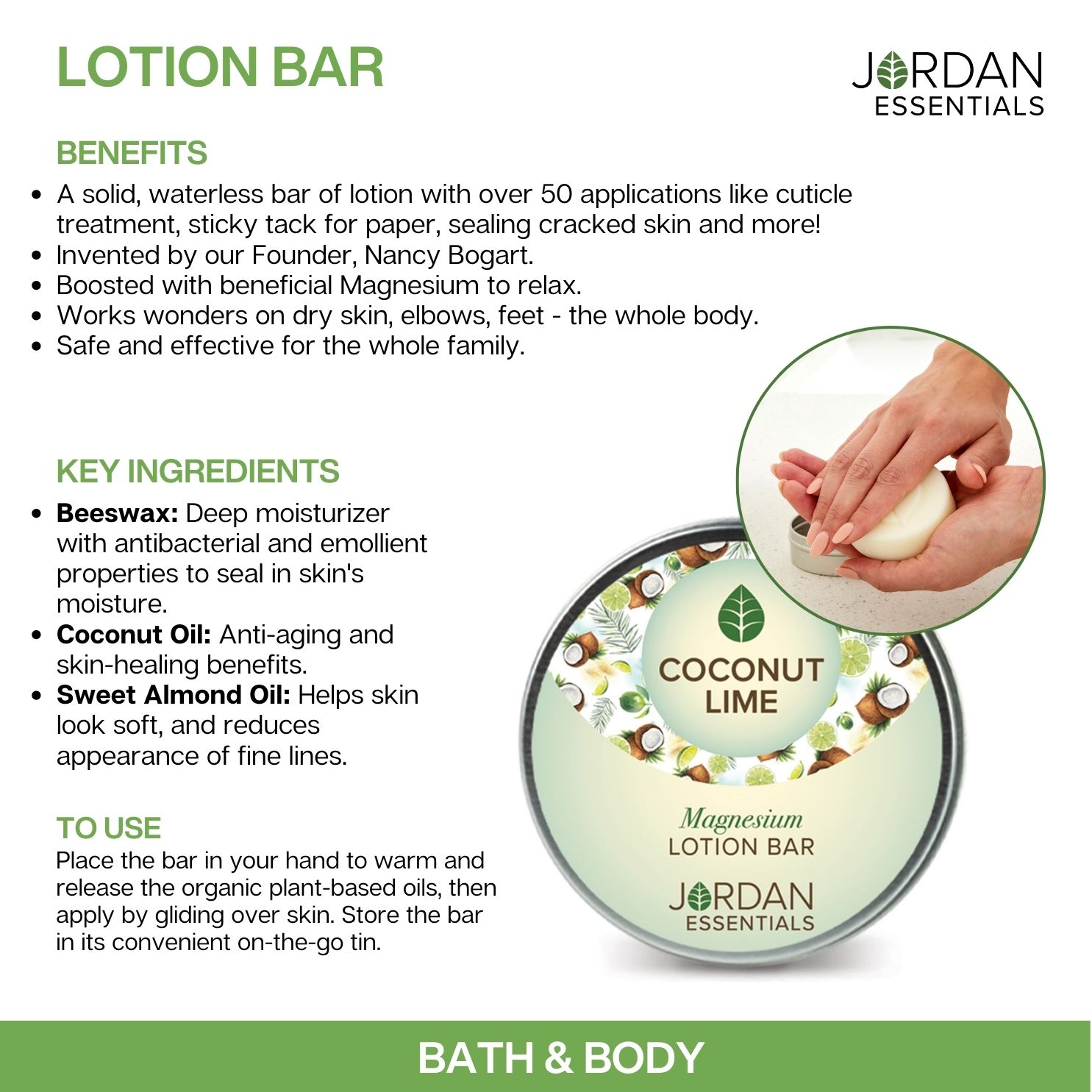 Lotion Bars JE Library