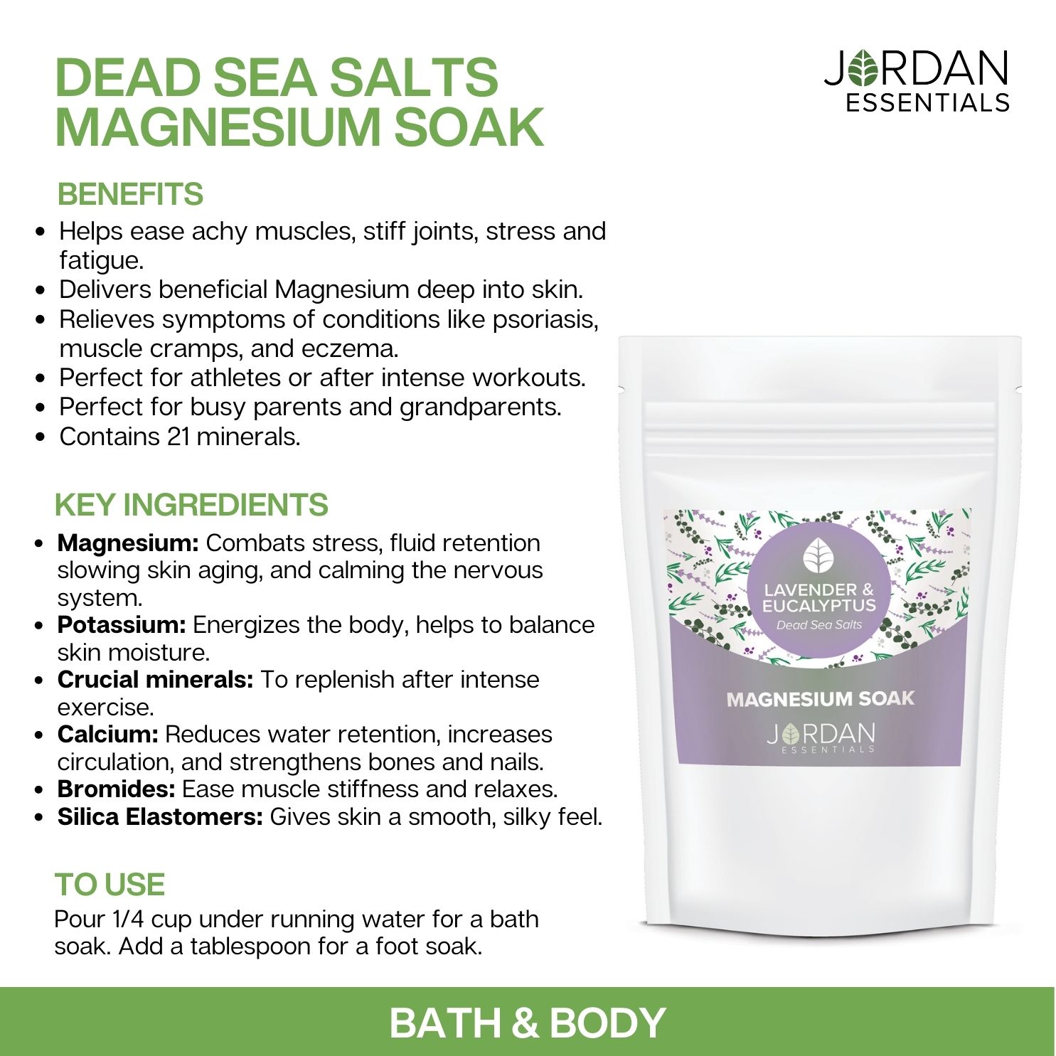Dead Sea Salt Soaks JE Library