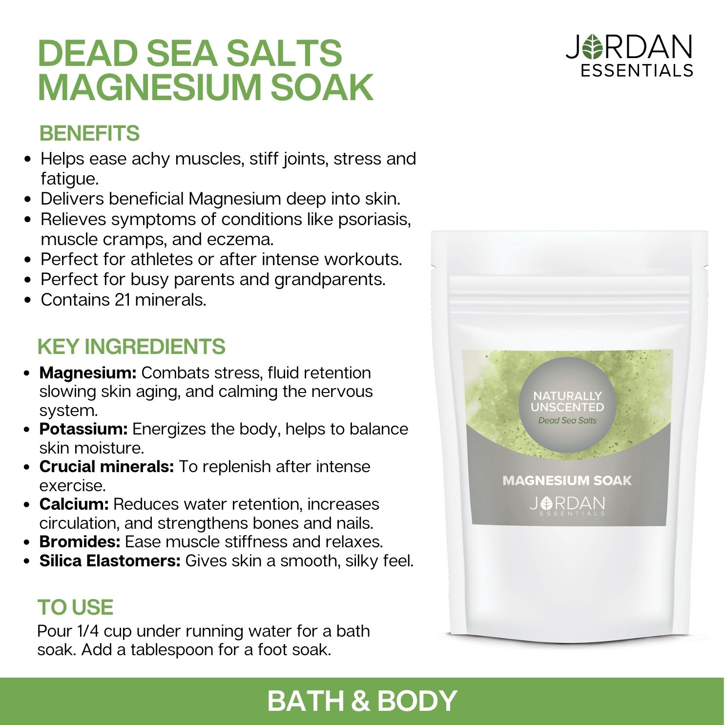 Dead Sea Salt Soaks JE Library